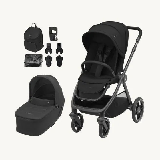 Maxi Cosi Oxford Twillic Black - Stroller & Sense Pram Bassinet
