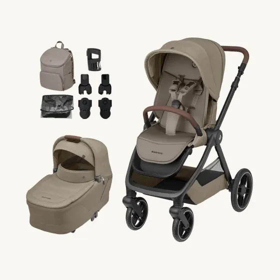 Maxi Cosi Oxford Twillic Truffle - Stroller & Sense Pram Bassinet