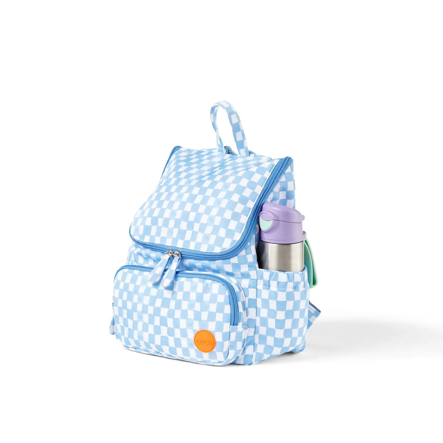 Signature Kids Backpack - Blue Check