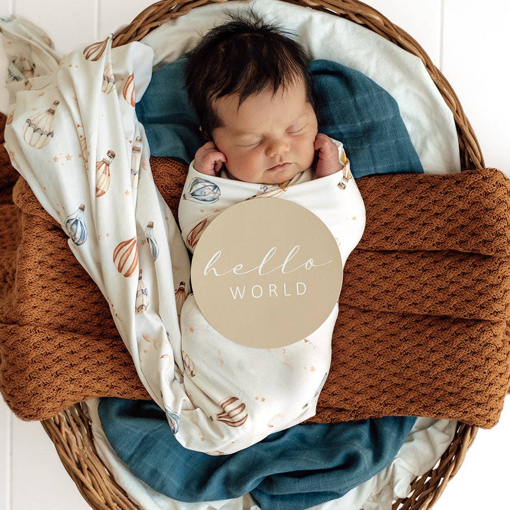 Up & Away & Pebble Reversible Milestone Cards
