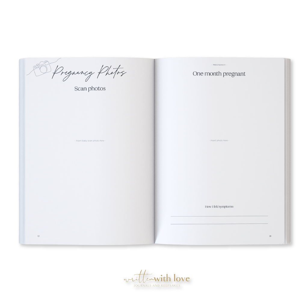 Baby Memory Book - Pregnancy to 5 Years - Sage Green - Boxed