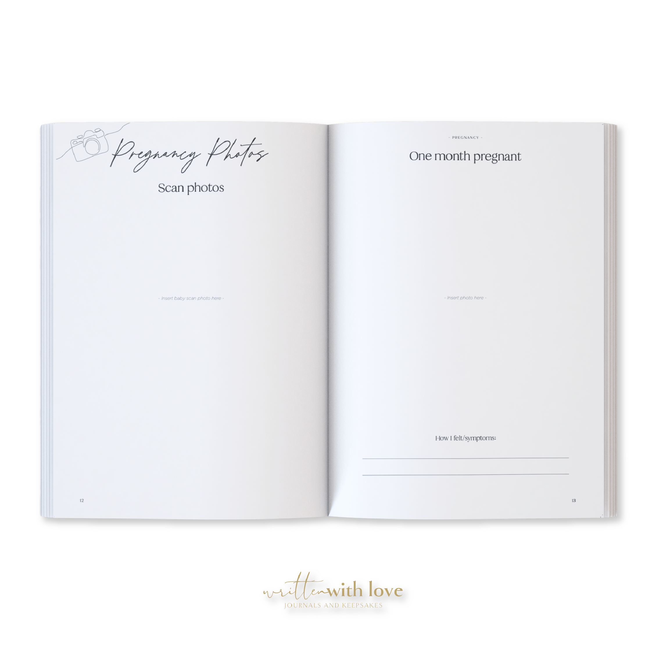 Baby Memory Book - Pregnancy to 5 Years - Sage Green - Boxed