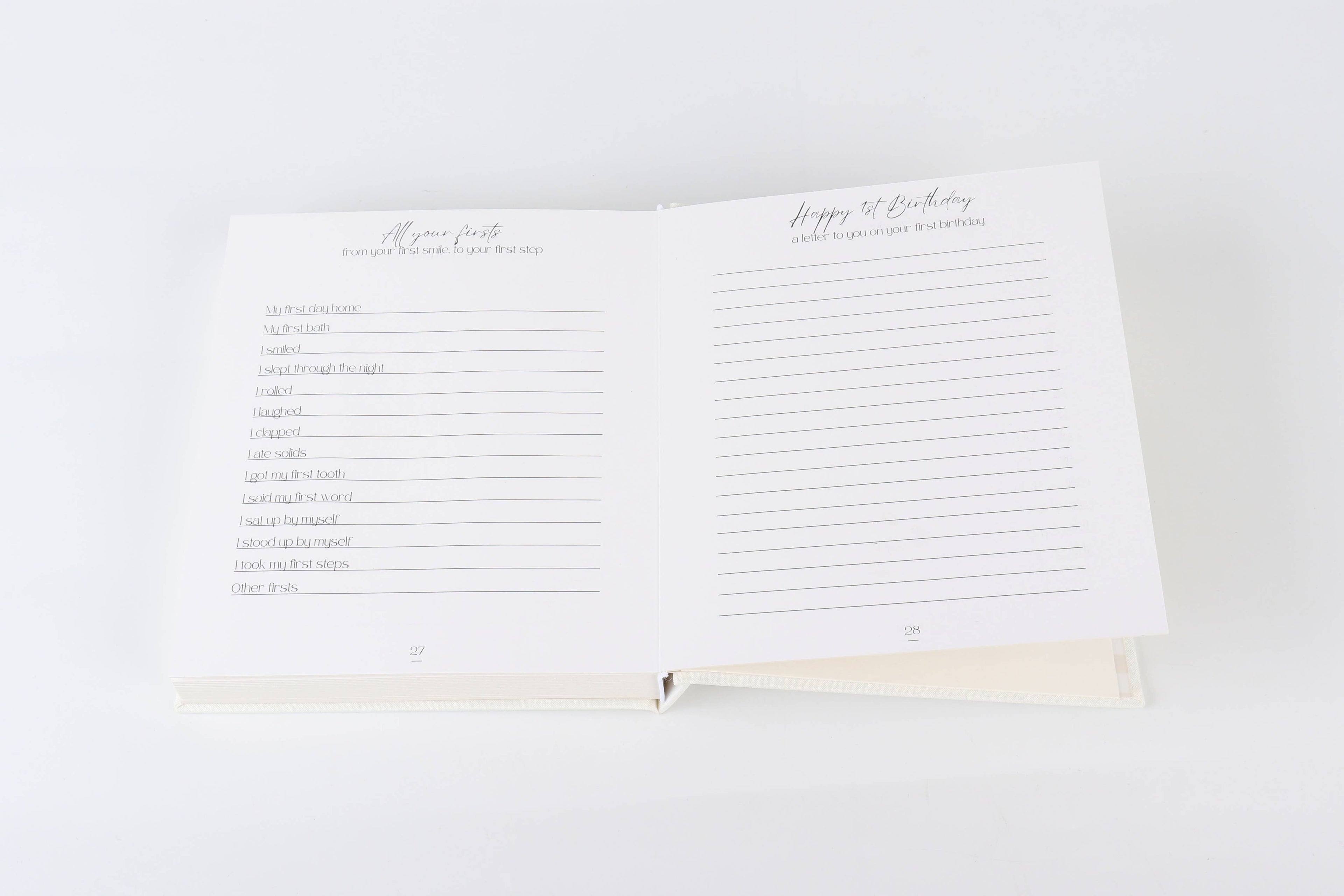 Keepsake Photo Album | 12 months of you