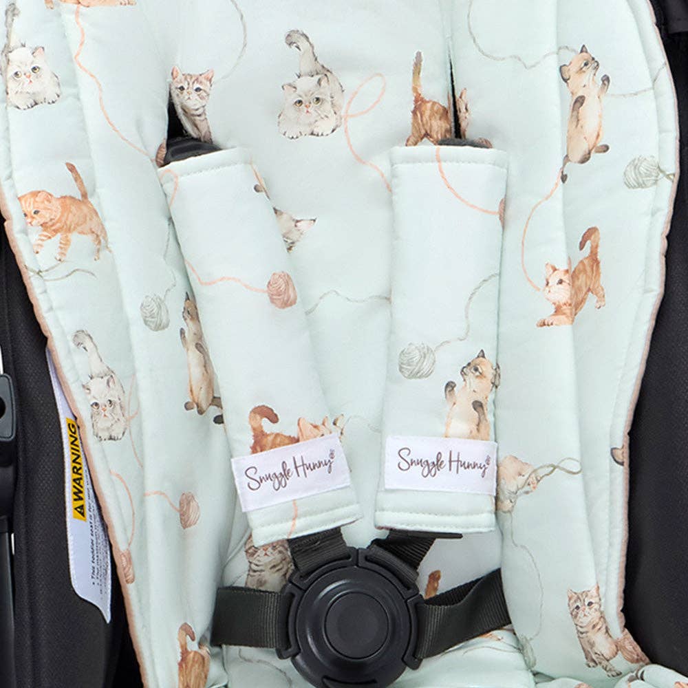 Kittens Universal Reversible Pram Strap Covers