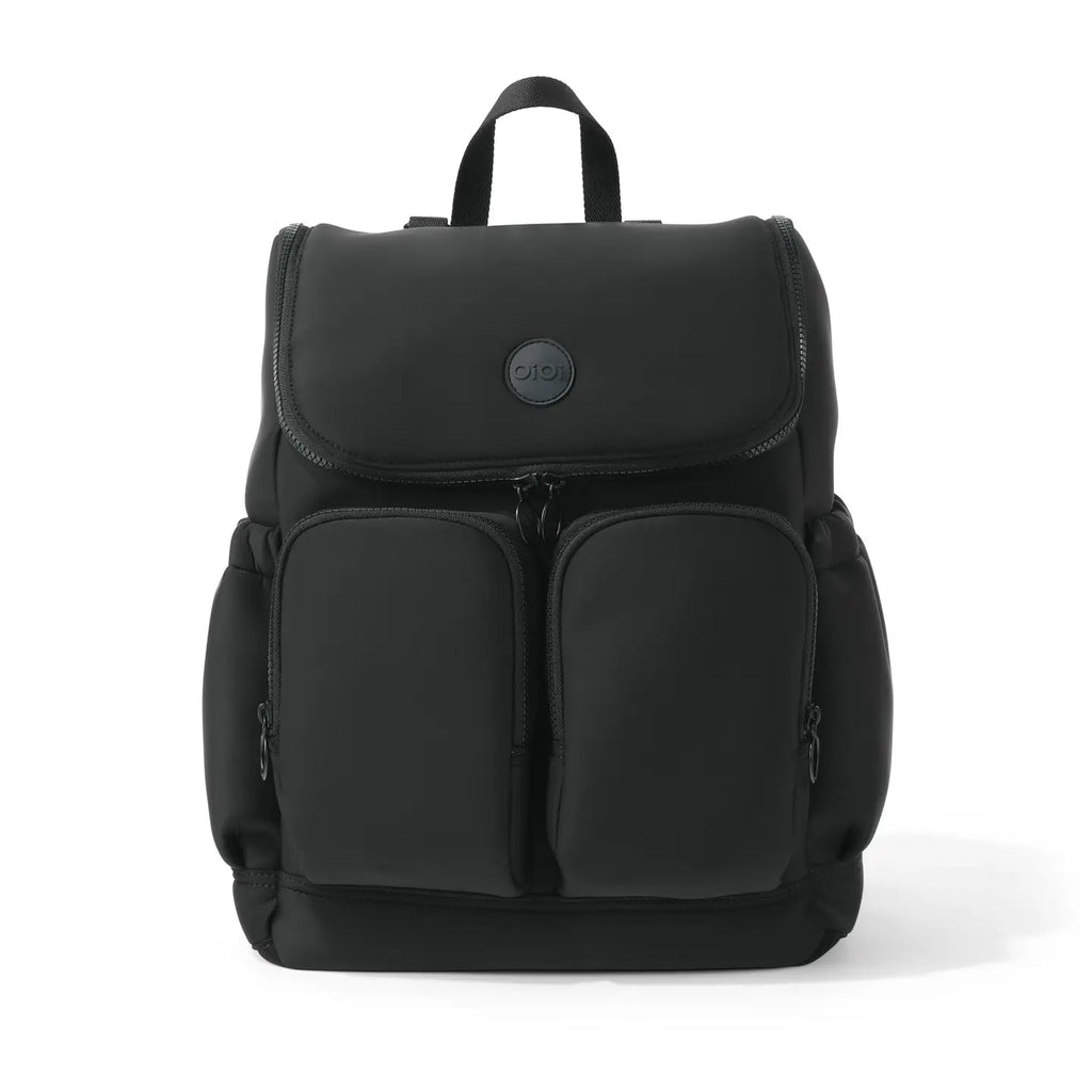 Signature Nappy Backpack - Black Neoprene