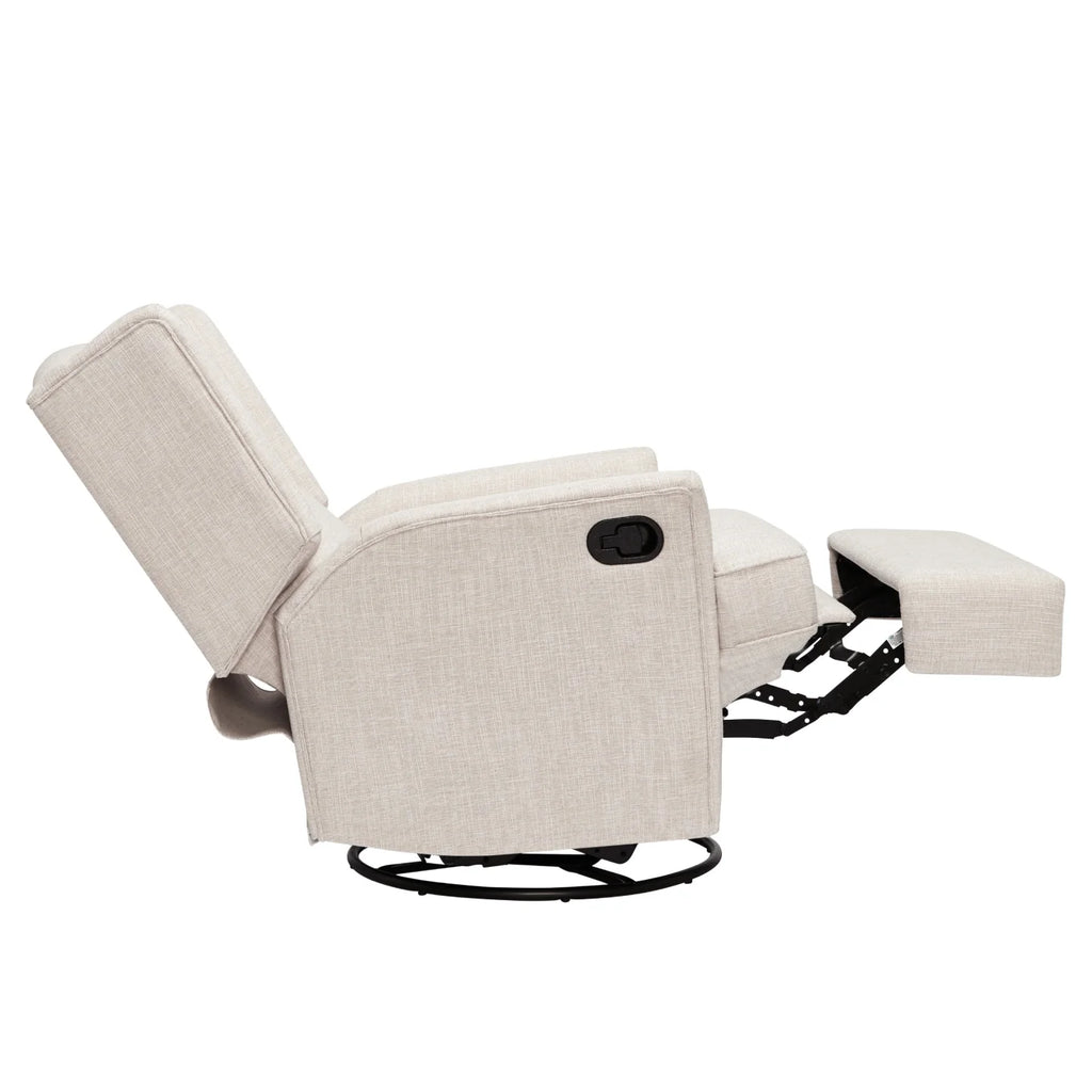 Chelsea Recliner Glider Chair in Egg Shell