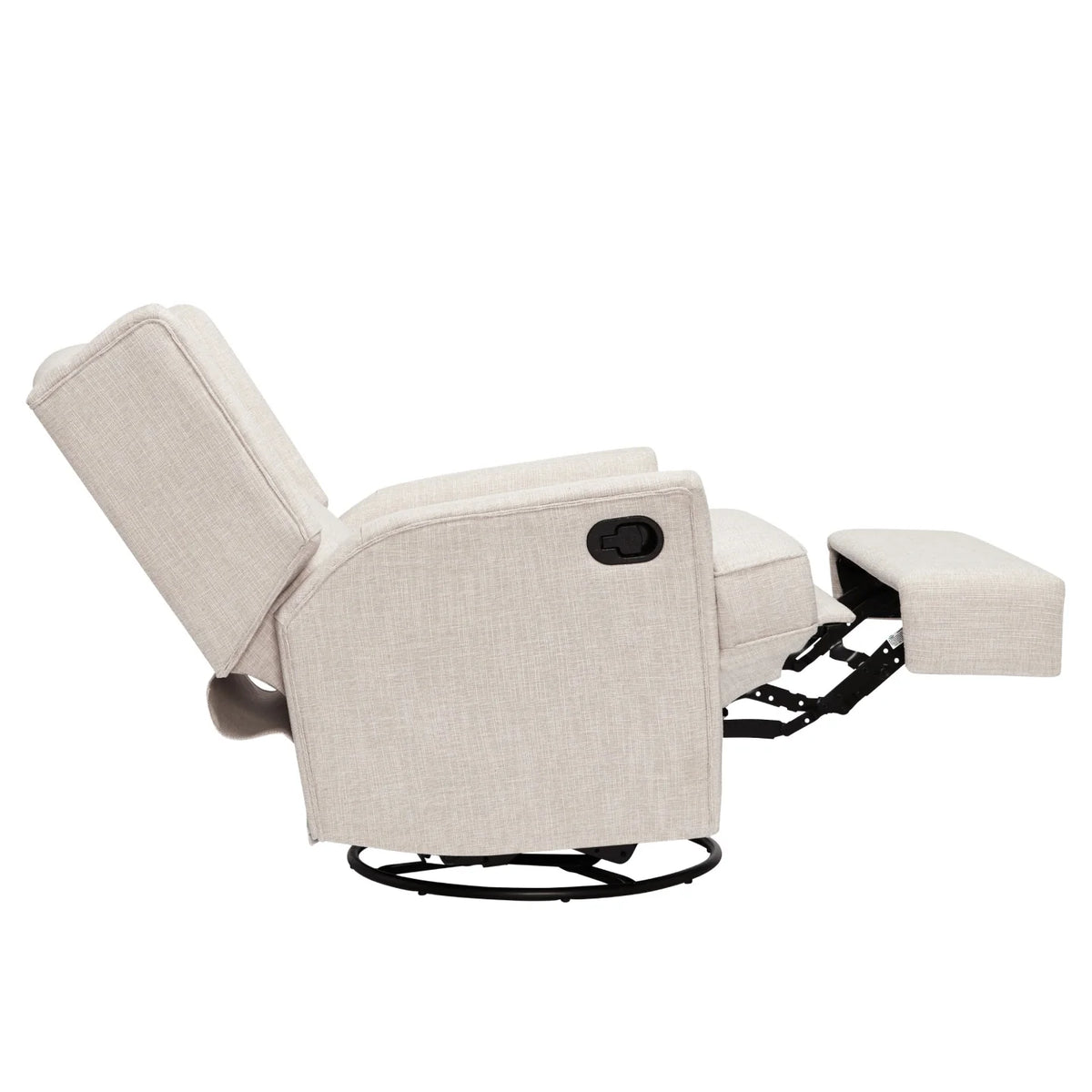 Chelsea Recliner Glider Chair in Egg Shell