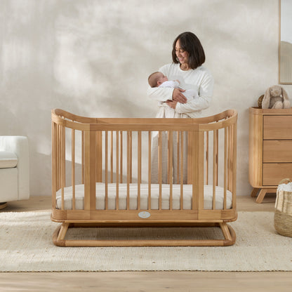 Luca Sustainable Timber Cot in Natural