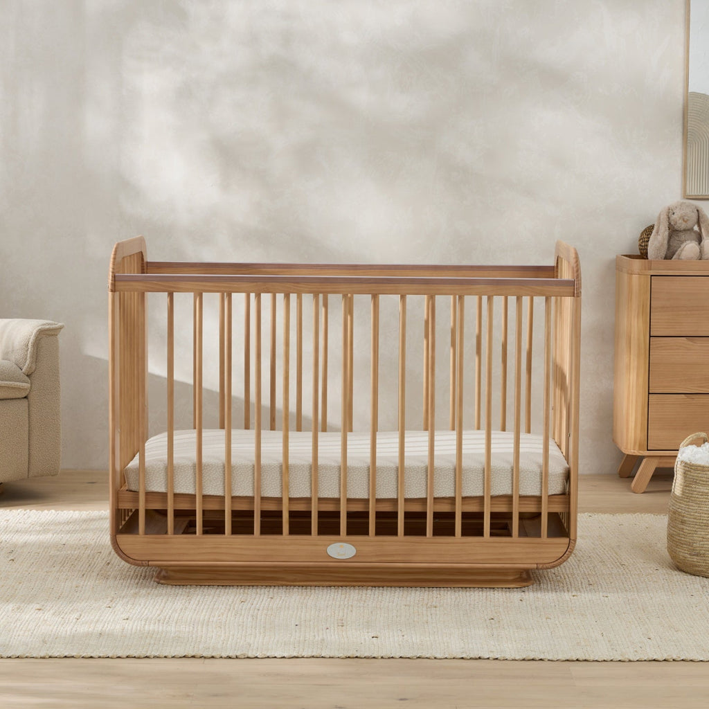 Ollie Sustainable Timber Cot in Natural