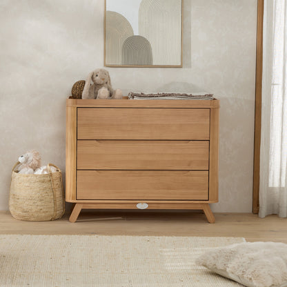 Theo Sustainable Timber Chest & Changer in Natural