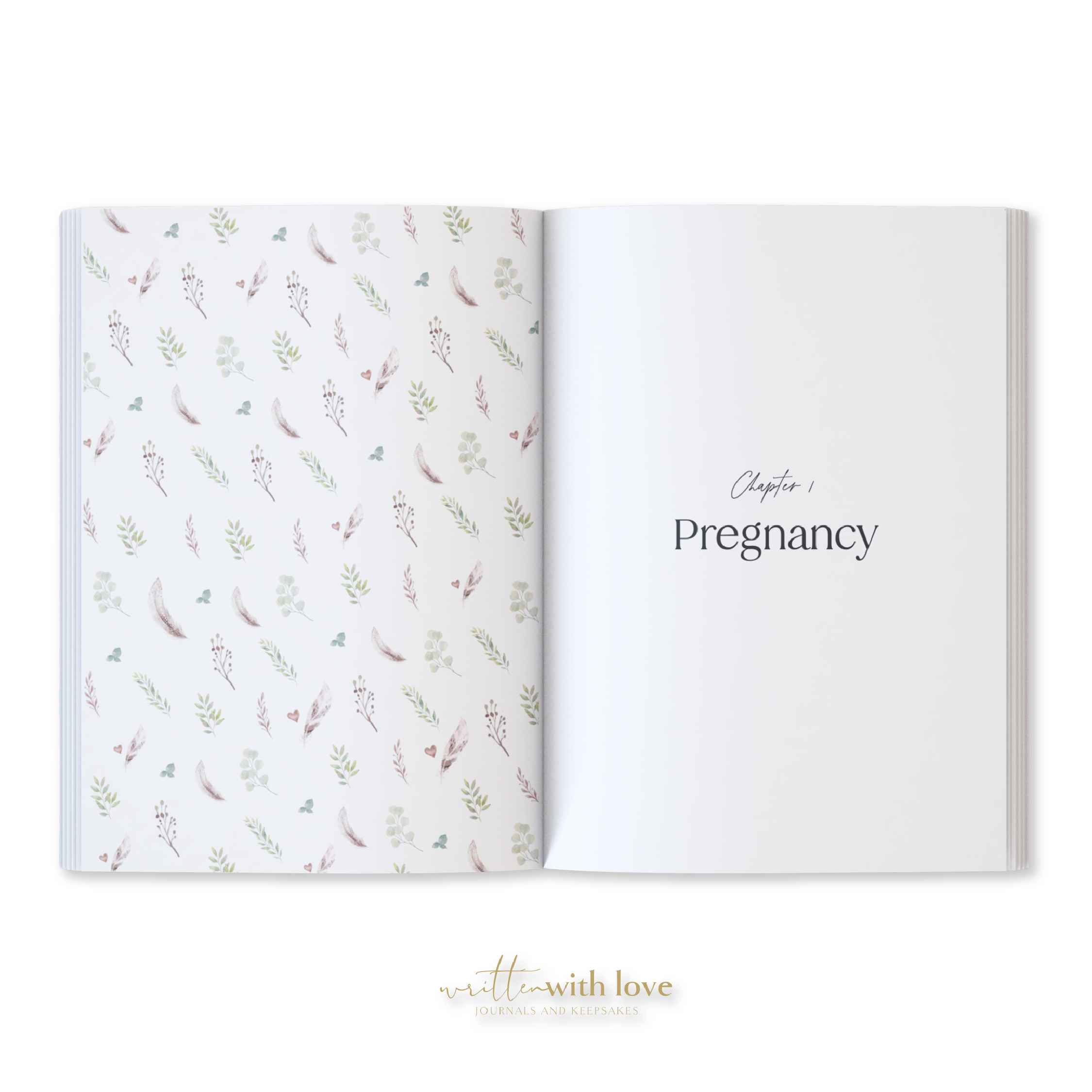Baby Memory Book - Pregnancy to 5 Years - Sage Green - Boxed