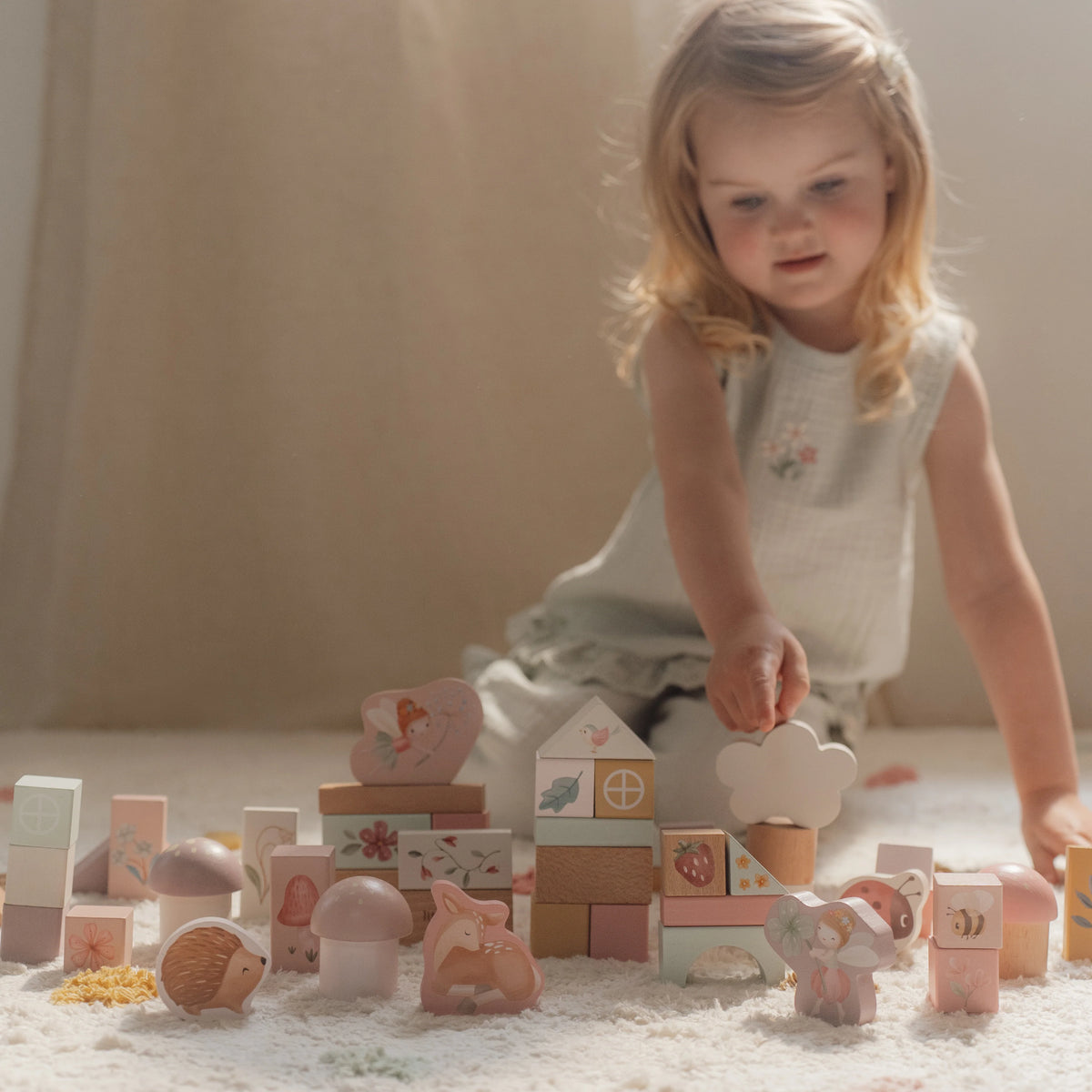 Wooden Building Block Set - Fairy Garden