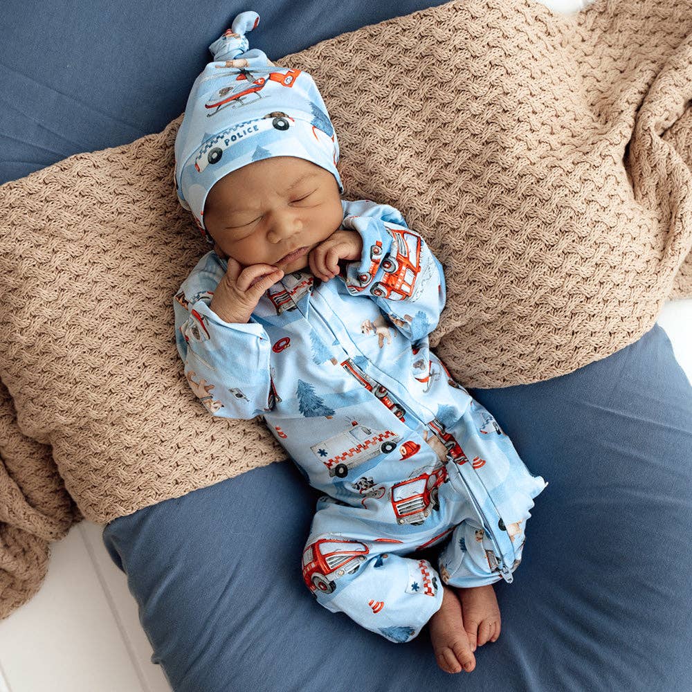 To The Rescue Organic Snugglesuit Convertible Romper