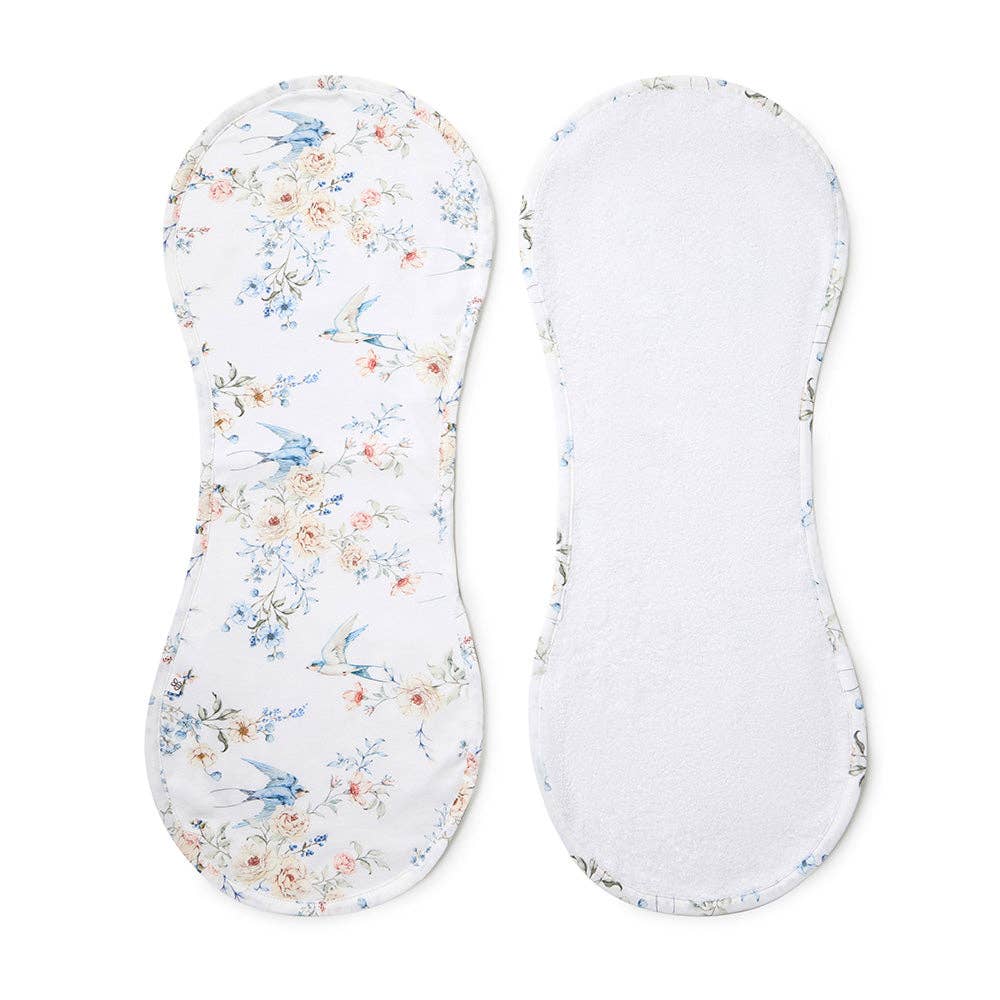 Sweet Swallows Organic Cotton Burp Cloth