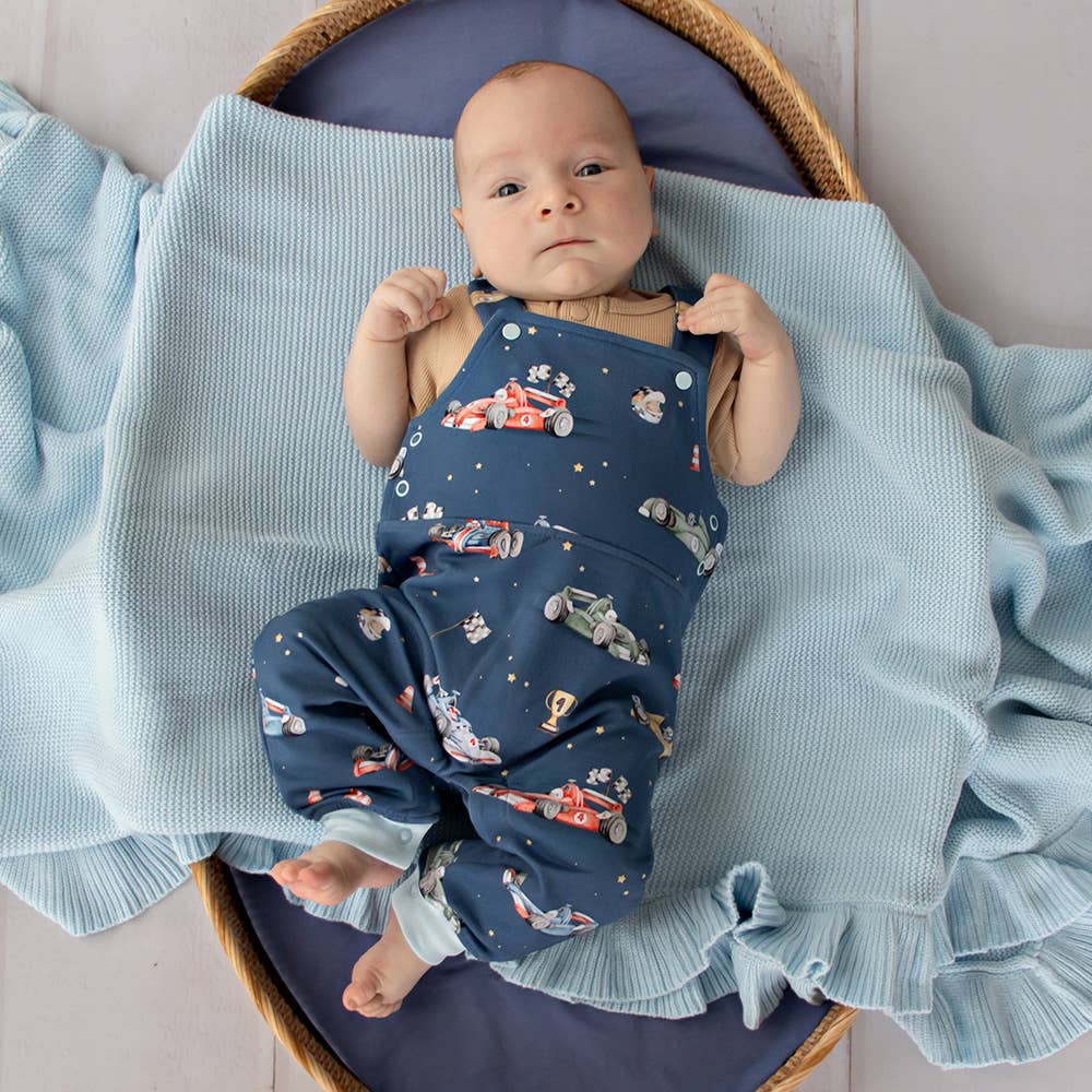 Little Racers Organic Snuggle Overalls