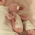 Safari Friends Squeaker with Rattle Flamingo