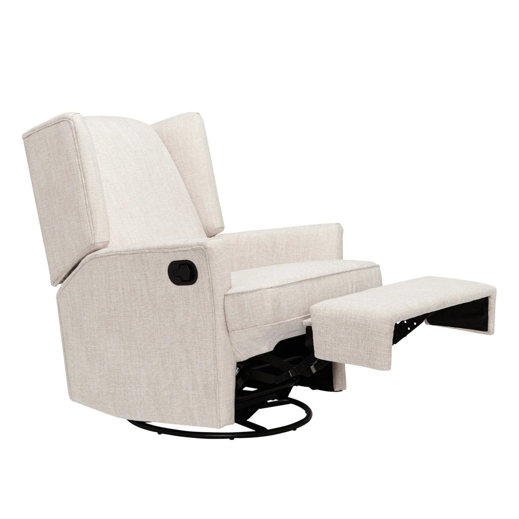 Chelsea Recliner Glider Chair in Egg Shell