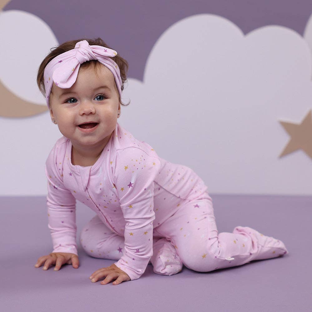 Twinkle Organic Snuggle Sleepsuit Zip Footie