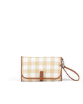 Change Mat Clutch - Beige Gingham