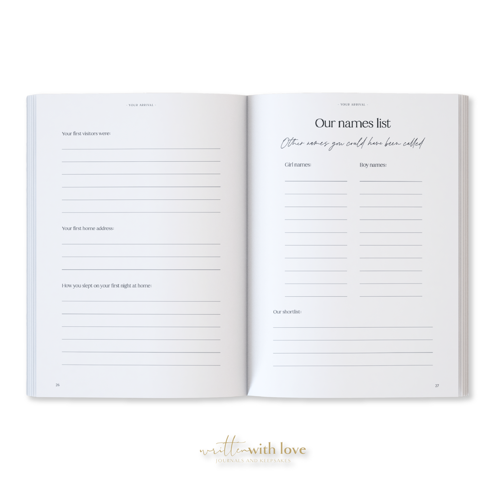 Baby Memory Book - Pregnancy to 5 Years - Sage Green - Boxed