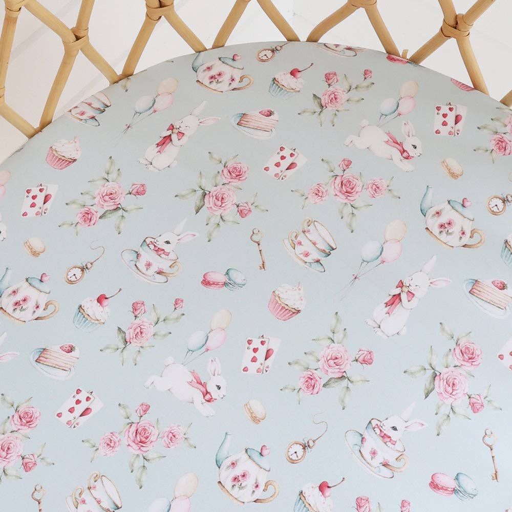 White Rabbit Organic Bassinet Sheet / Change Pad Cover