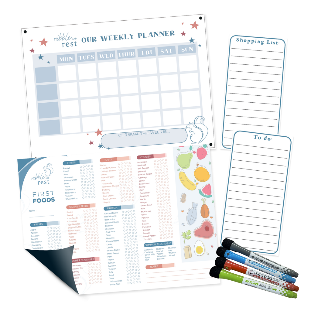 First Foods Tracker - Fridge Magnet