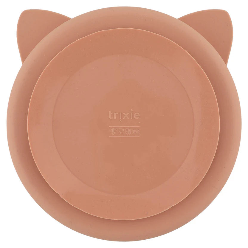 Silicone Divided Suction Plate - Mrs. Cat