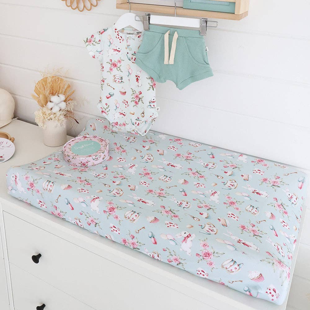 White Rabbit Organic Bassinet Sheet / Change Pad Cover