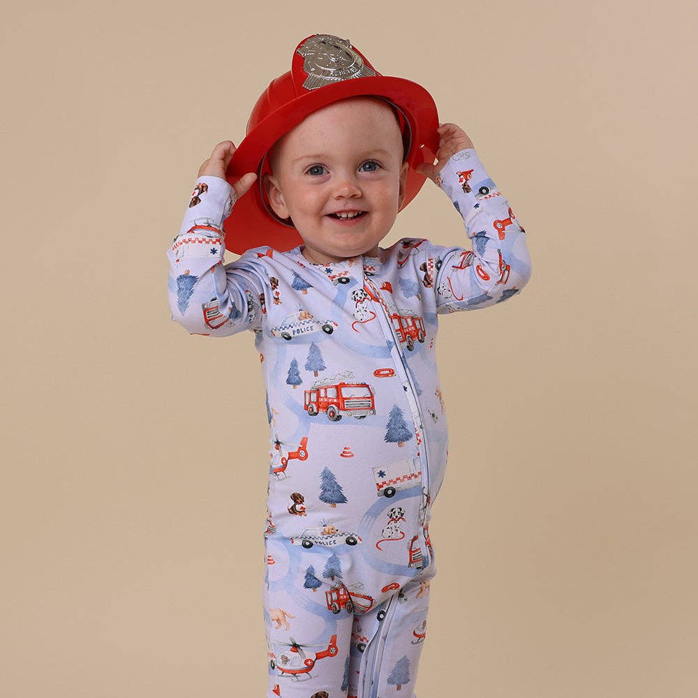 To The Rescue Organic Snugglesuit Convertible Romper