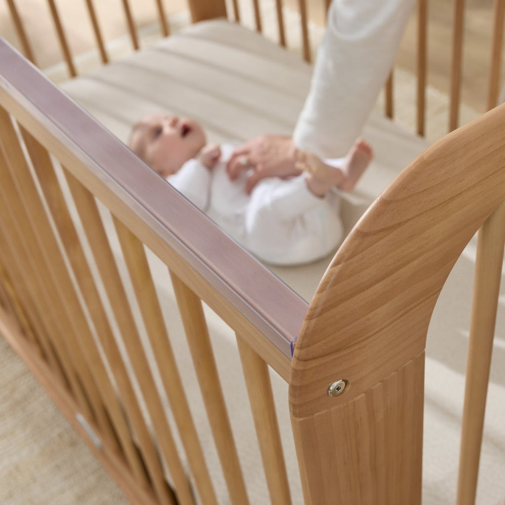 Ollie Sustainable Timber Cot in Natural