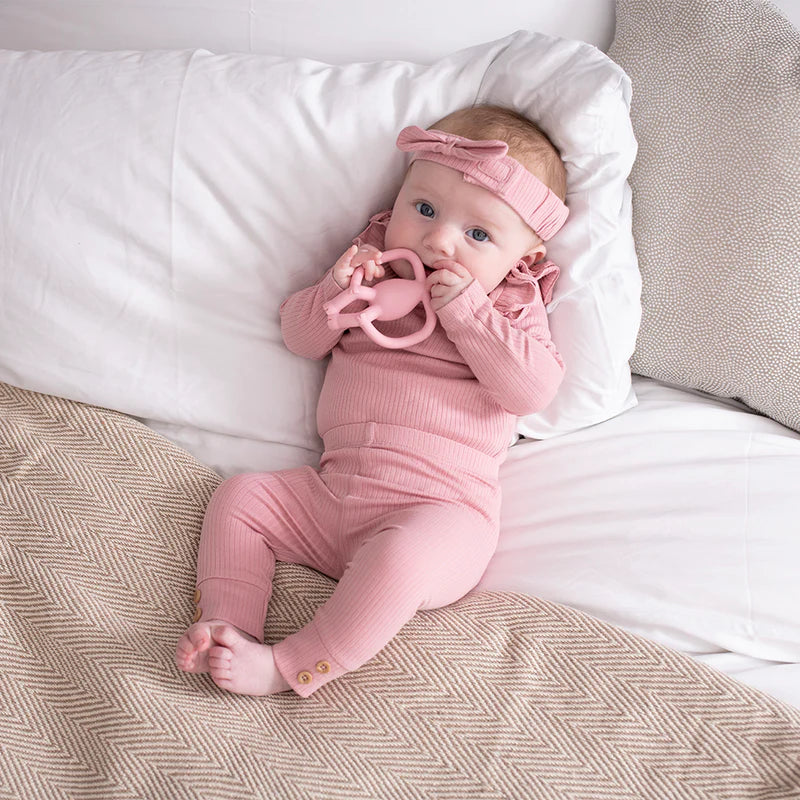 Matchstick Monkey Animal Teether - Pig