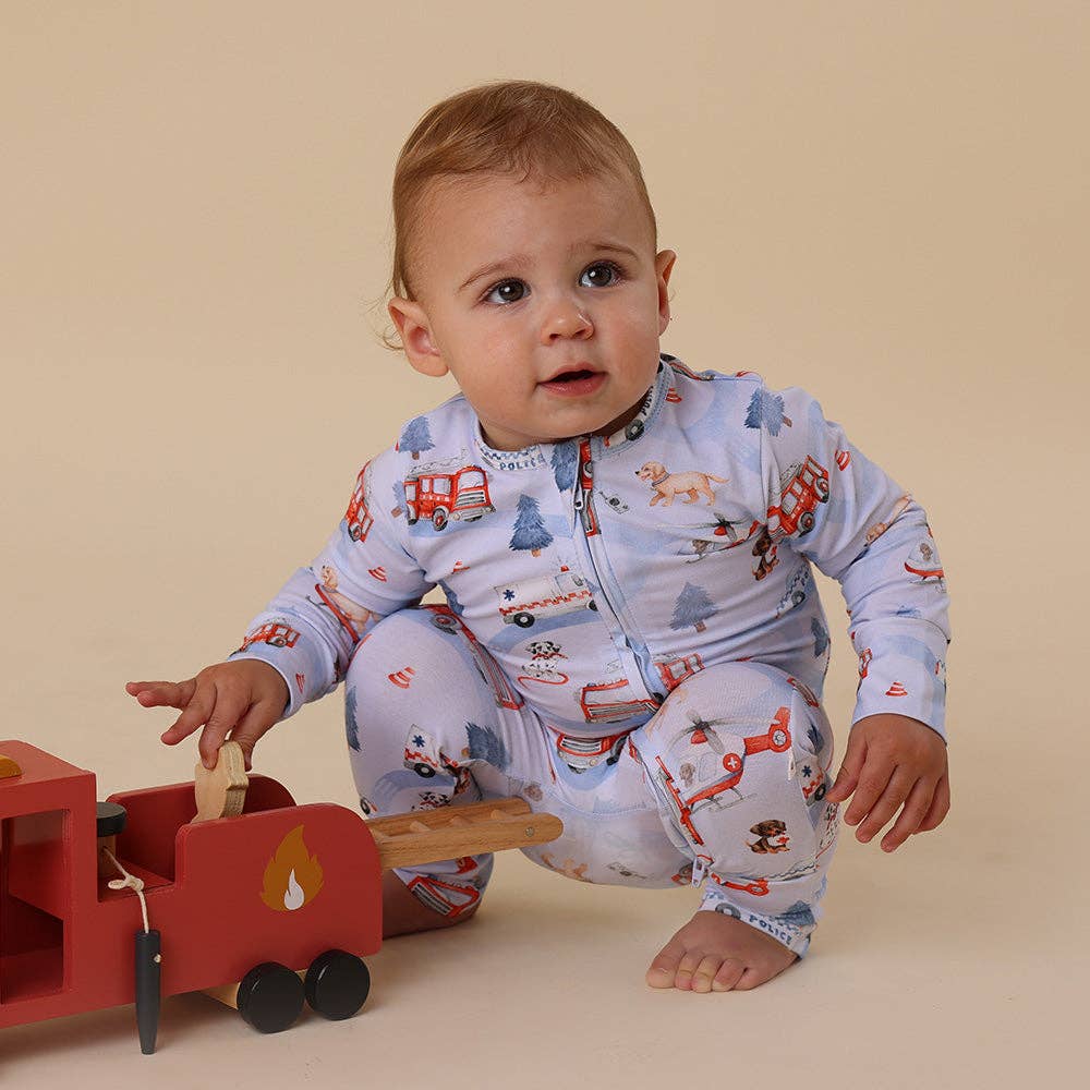 To The Rescue Organic Snugglesuit Convertible Romper