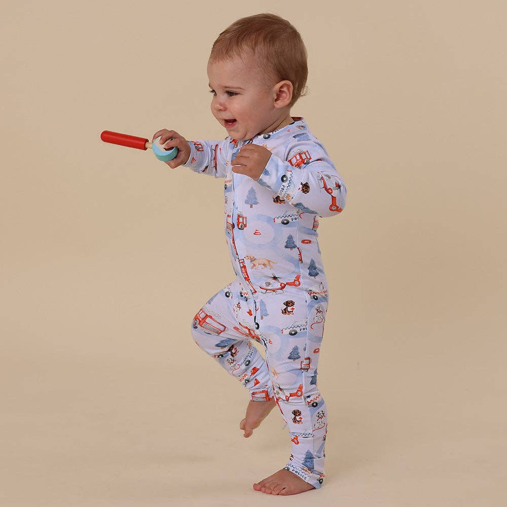 To The Rescue Organic Snugglesuit Convertible Romper