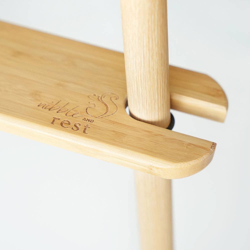 Footsi® - Eco-friendly Bamboo Adjustable Highchair Footrest - The Woodsi Footsi™