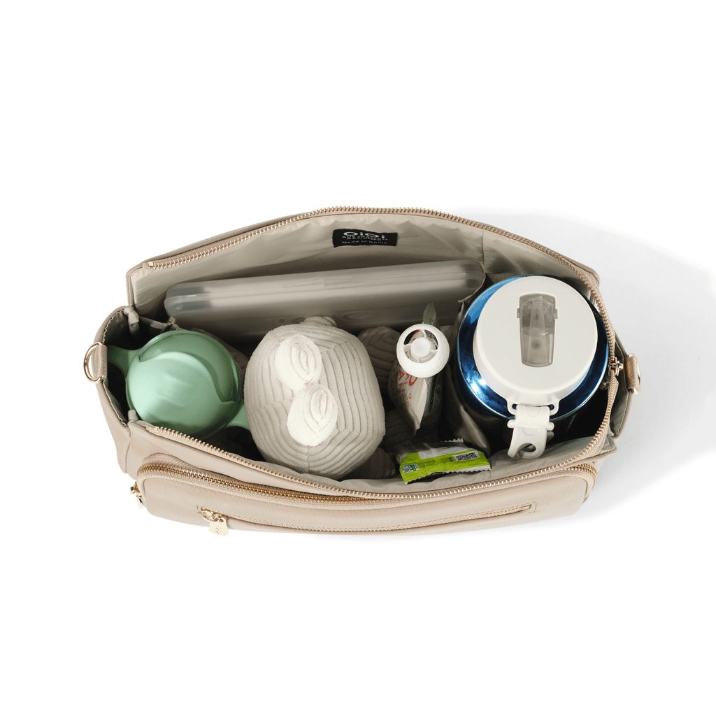 Multitasker Pram Caddy 2.0 - Oat Vegan Leather