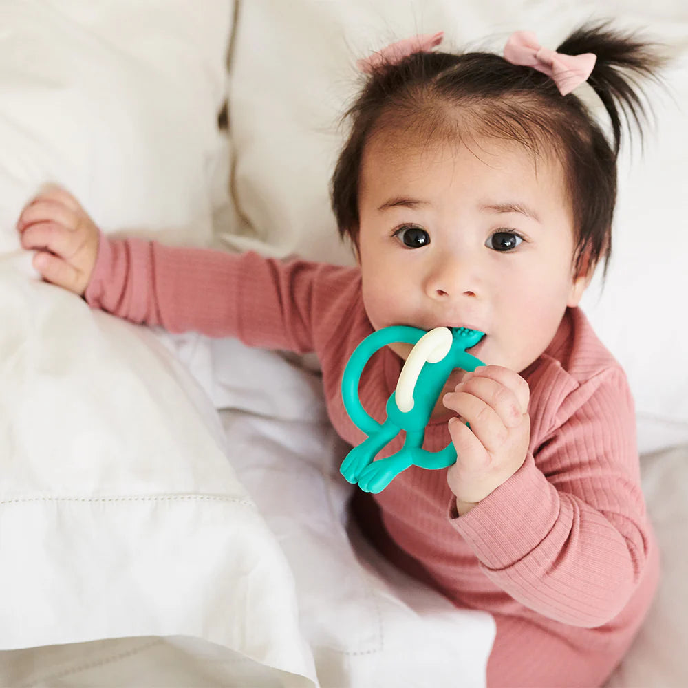 Matchstick Monkey Original Teether - Green