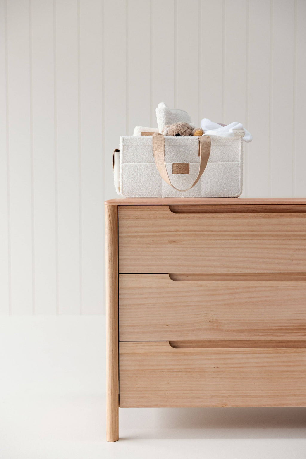 Teddy Nappy Caddy- Snow Fawn - NEW