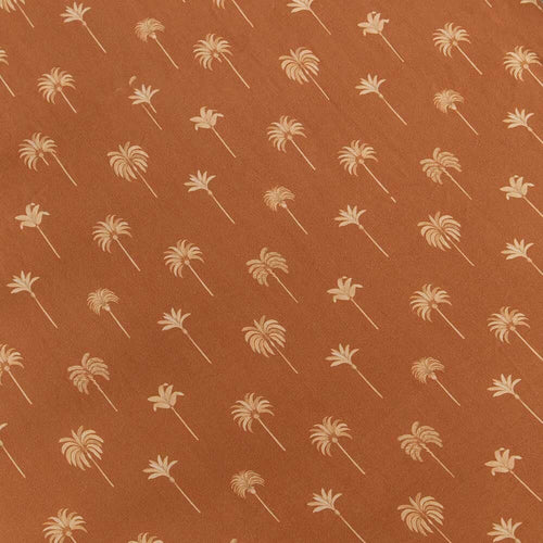Bronze Palm Fitted Cot Sheet