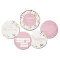 Gracie & Jewel Pink Reversible Milestone Cards