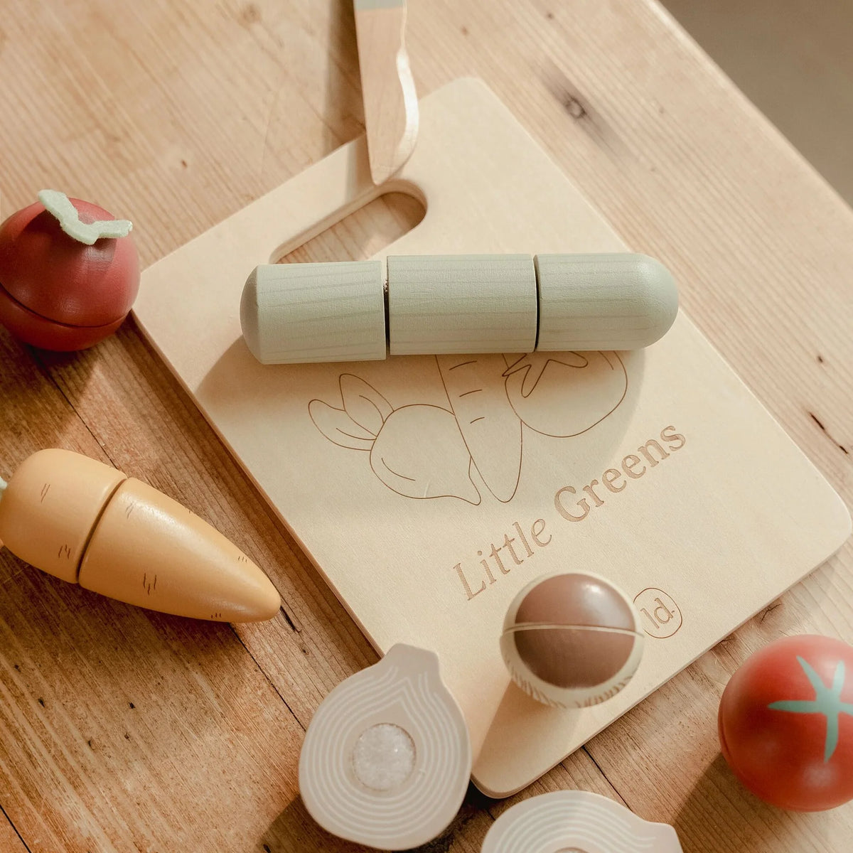 Wooden Cutting Vegetables