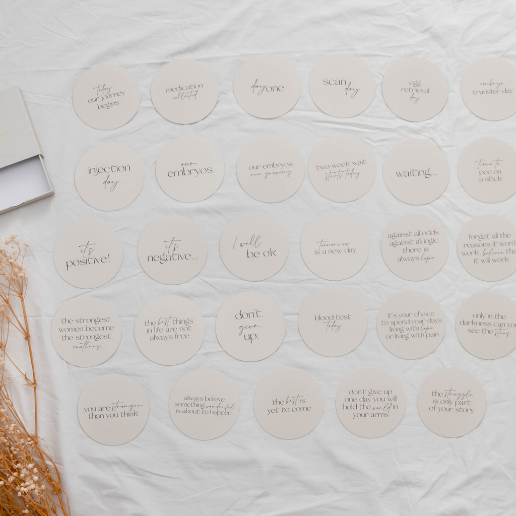 Darling IVF  Milestone Cards