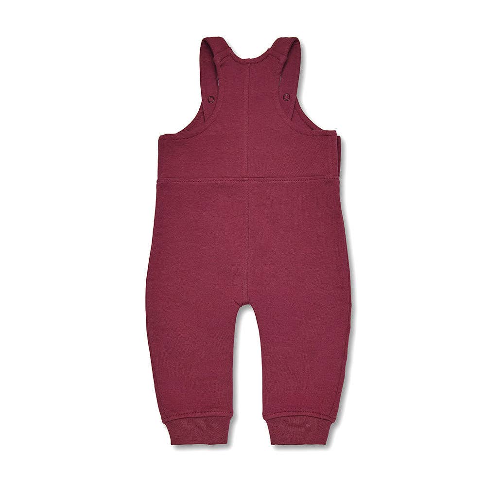 Raspberry Organic Joey Overalls