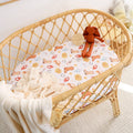 Cowboys Organic Bassinet Sheet / Change Pad Cover