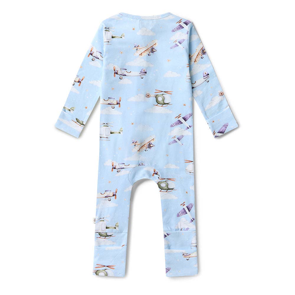 Taking Flight Organic Snugglesuit Convertible Romper
