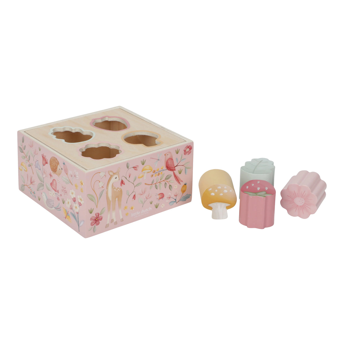 Wooden Shape Sorter - Fairy Garden
