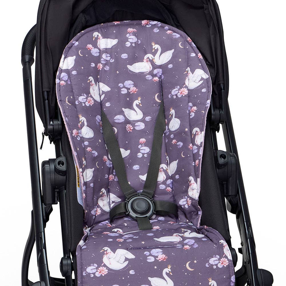 Midnight Swan Universal Organic Pram Liner
