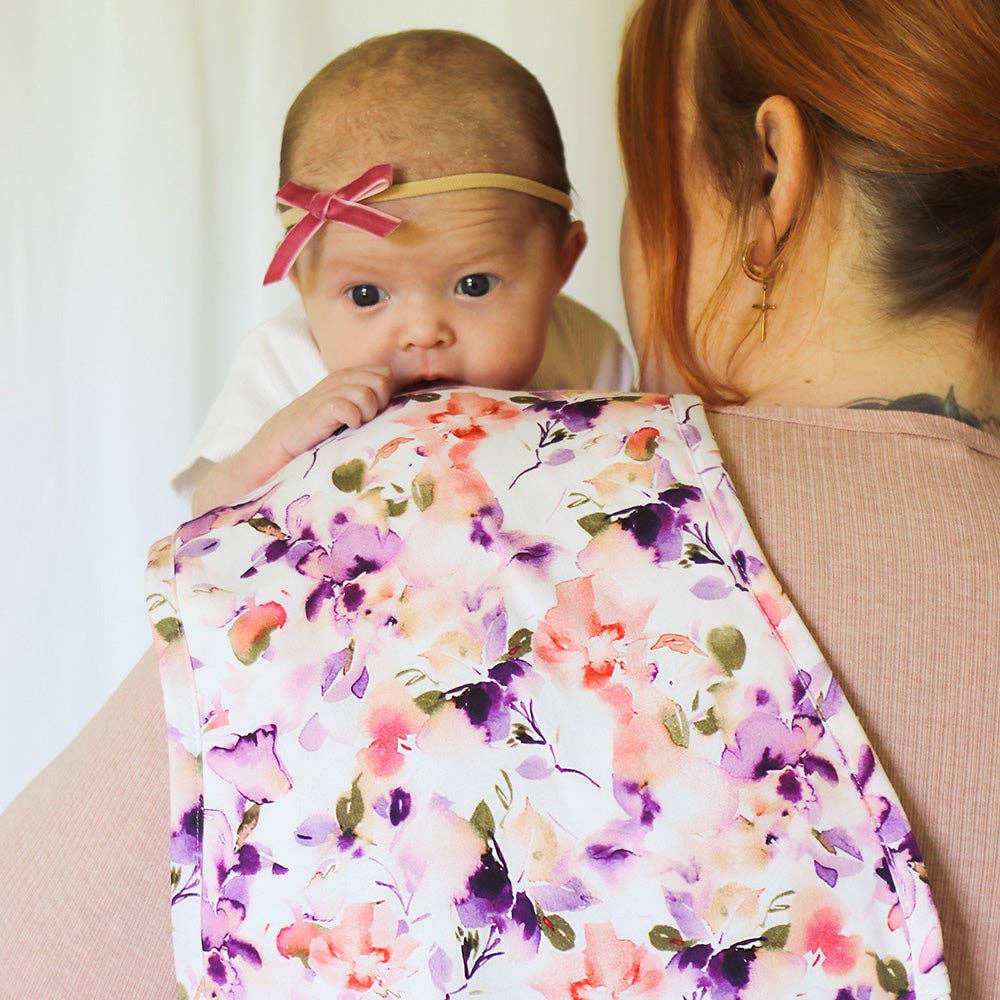Blushing Beauty Organic Cotton Burp Cloth