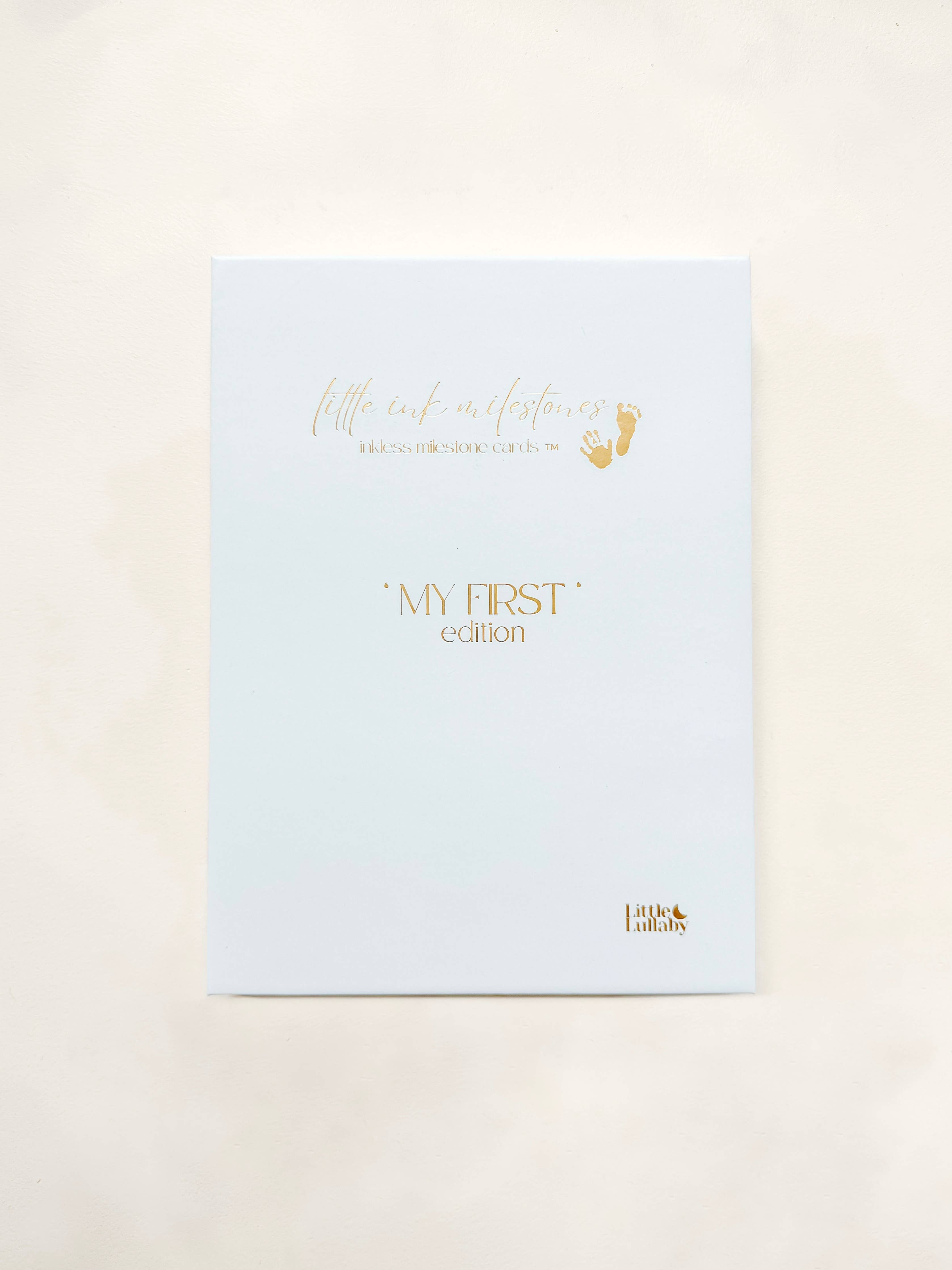 ‘My First’ edition - Inkless Milestone Cards