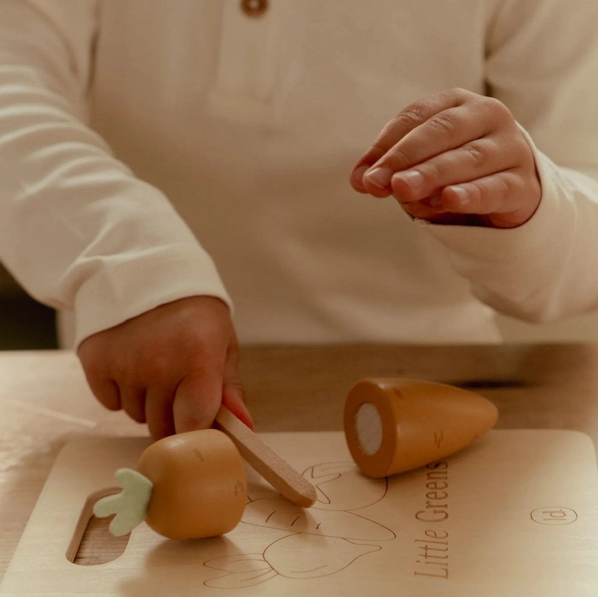 Wooden Cutting Vegetables