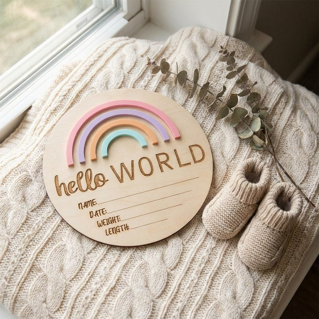 Hello World Rainbow Pastels